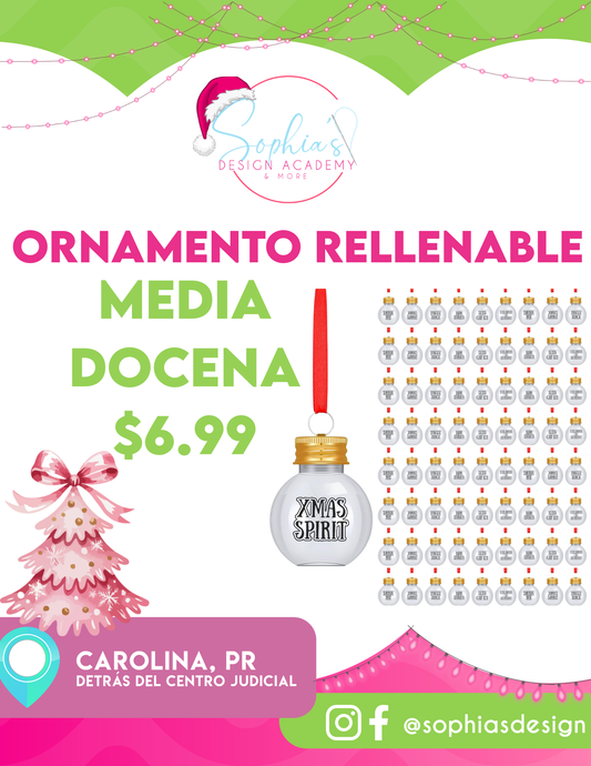 Ornamento rellenable