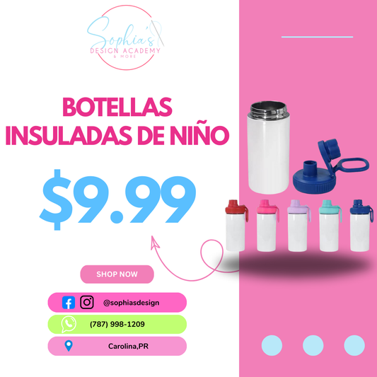BOTELLA SUBLIMACION NIÑO