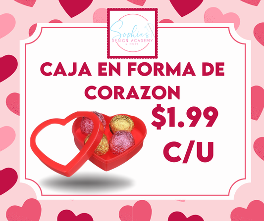 Caja en forma de corazon
