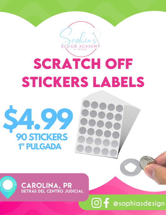 Scratch Off Stickers Labels