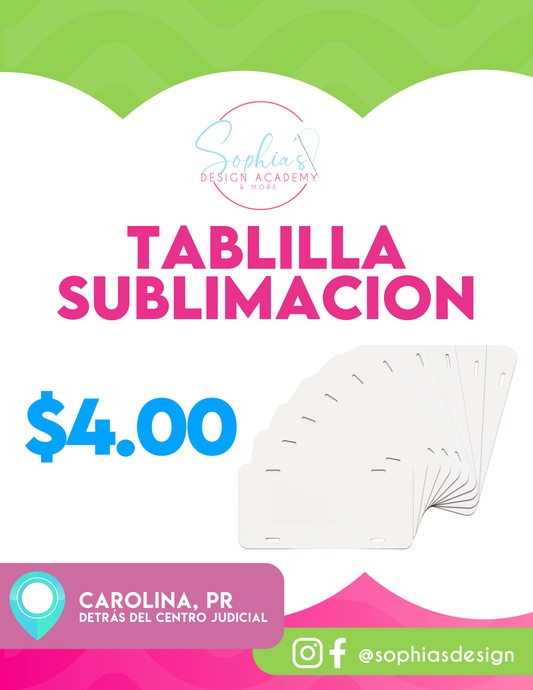 Tablilla Sublimacion