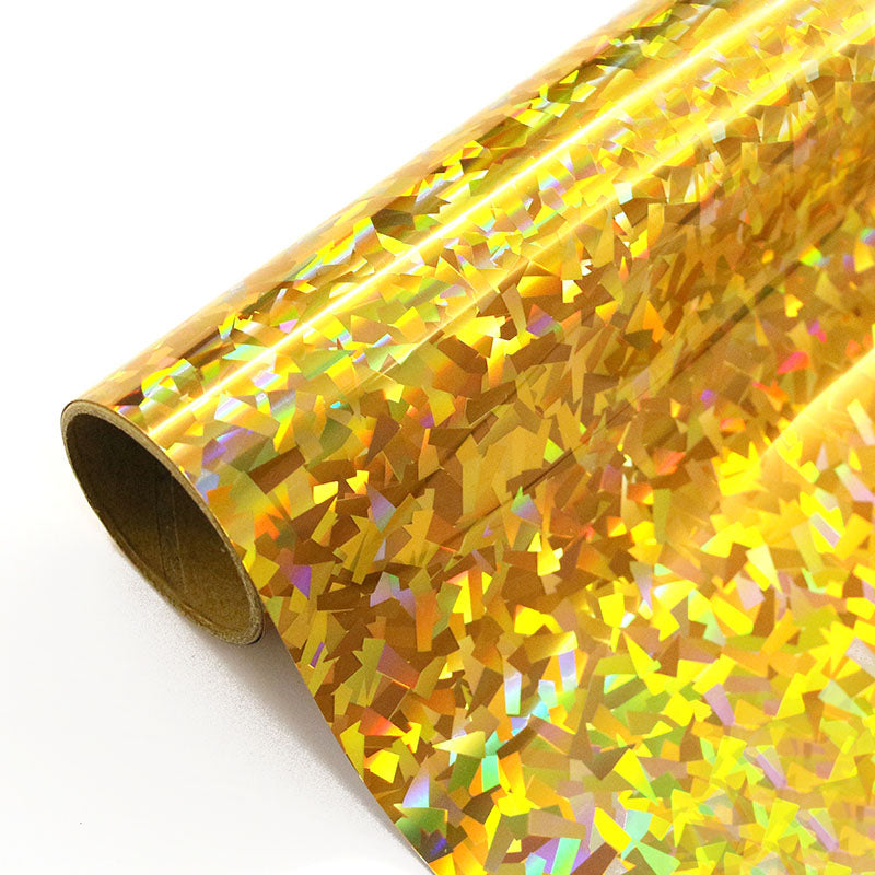 HTV/Iron-On -Hologram Dorado (12x20)