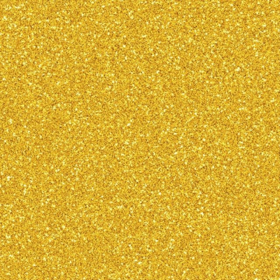 HTV/Iron-On - Glitter Dorado Intenso - Media Yarda (12x18")