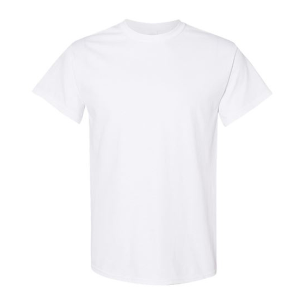 T-Shirt Algodón 50/50 Manga Corta - Niño (Camisa) - Blanca - Individual