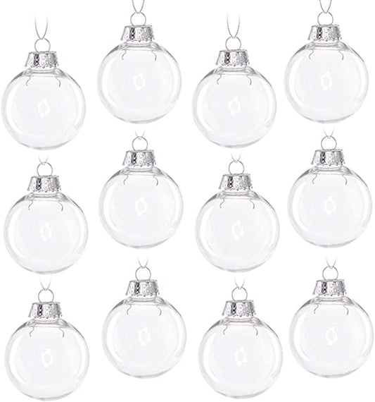 Bolas de Navidad (Clear) 2"