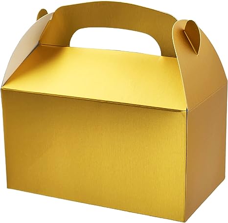 Caja Fiesta oro "6.25 x 3.5"