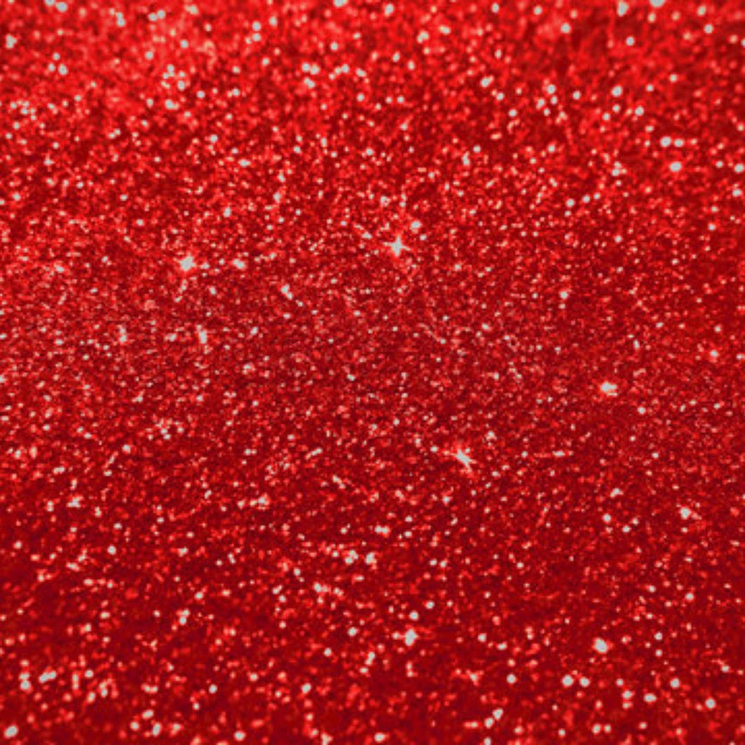 HTV/Iron-On - Glitter Rojo - Media Yarda (12x18